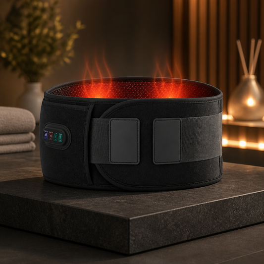 Ceinture Chauffante Lombaire – Massage Vibrant USB