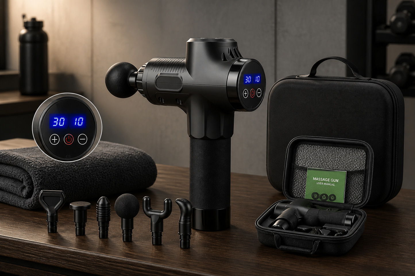 Pistolet de Massage Fascial JT502 | Percussion Profonde & Relaxation Musculaire | smartwell