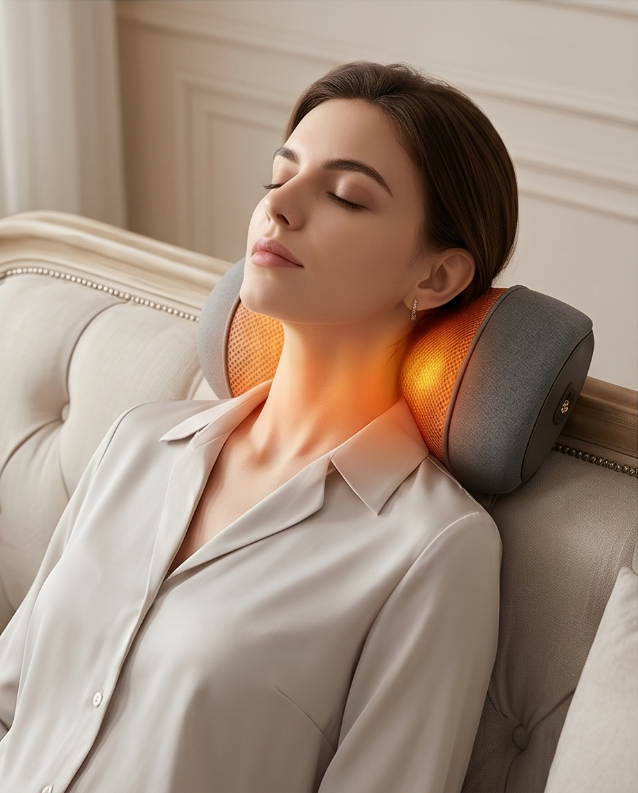 NexRelax – Soulagement Cervical & Massage Chauffant