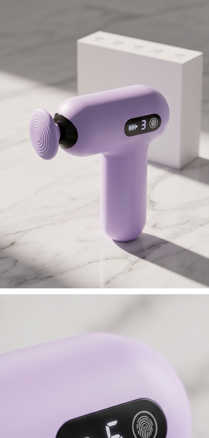 Mini Pistolet de Massage Électrique Portable – Relaxation & Récupération Musculaire
