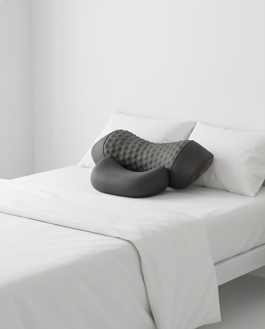Oreiller Massant Cervical – Chaleur & Vibration