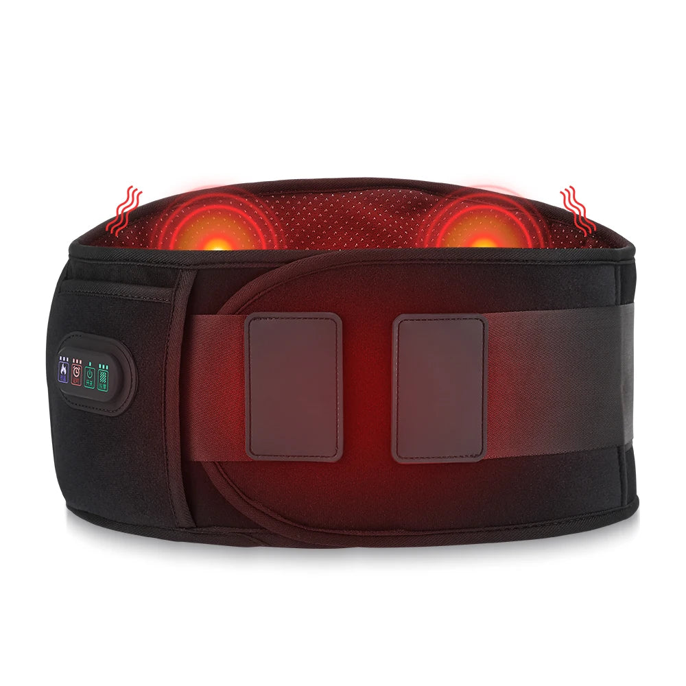 Ceinture Chauffante Lombaire – Massage Vibrant USB