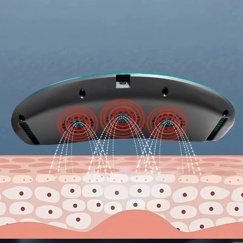 Ceinture de Massage Électrique | Vibration, Chaleur & EMS
